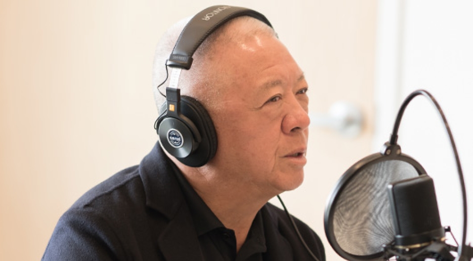 Andrew Cherng in the studio